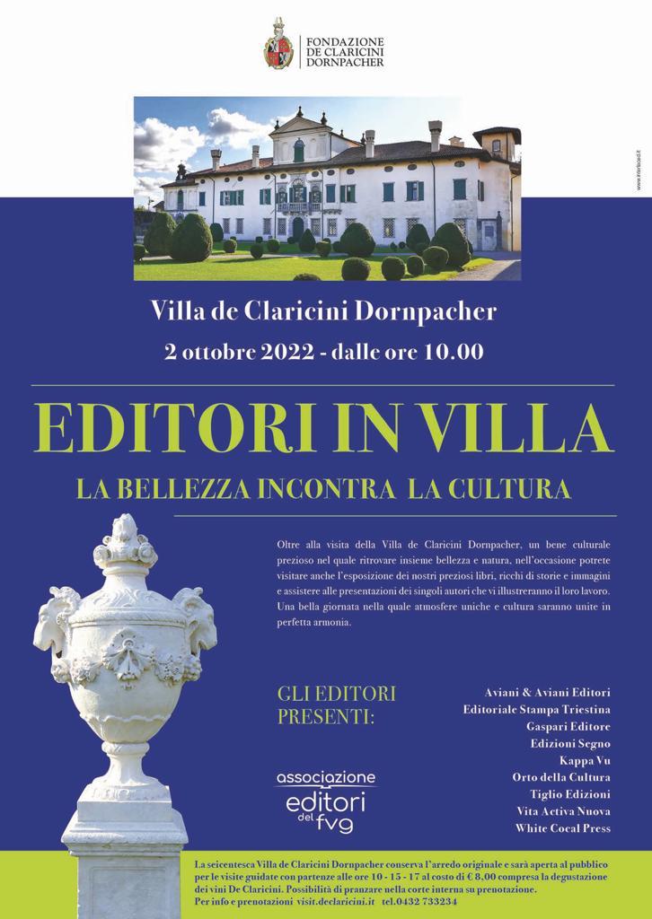 editori in villa - Villa De Claricini - 2.10.2022