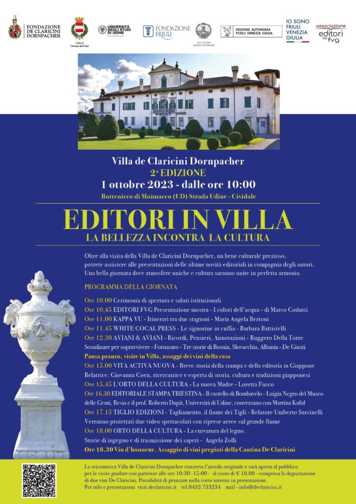 Editori in Villa - Villa de Claricini - 01.10.2023