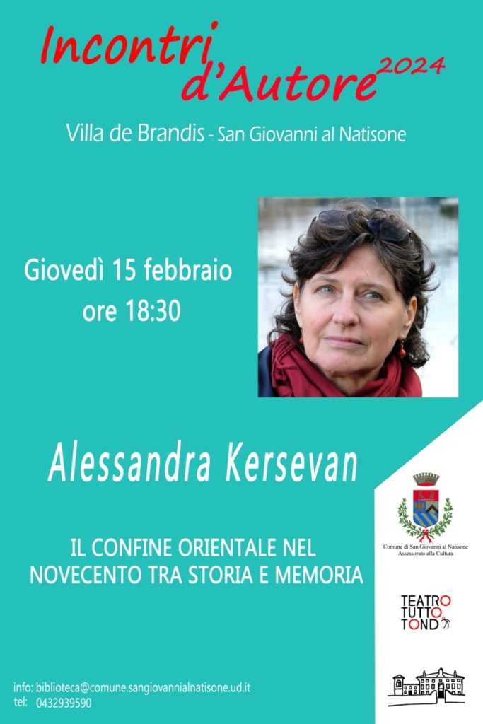 conferenza confine orientale Alessandra - San Giovanni al Natisone - 15.02.2024