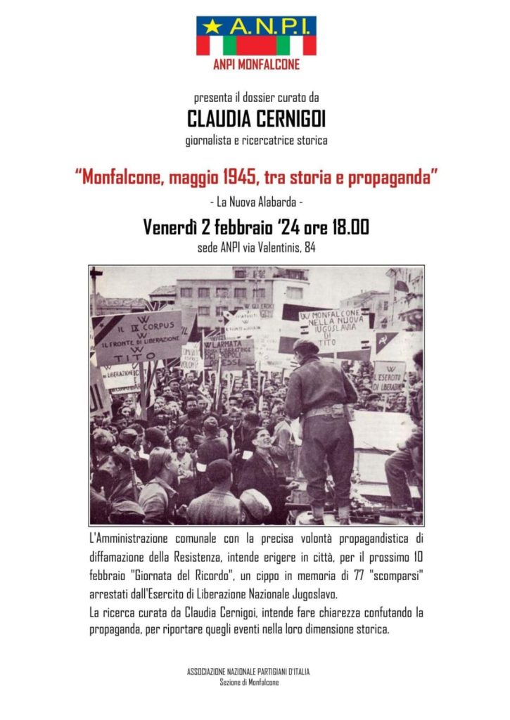 conferenza confine orientale Claudia - Monfalcone - 02.02.2024