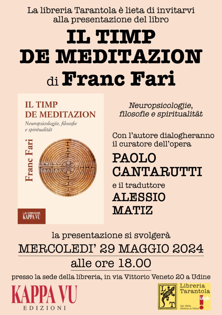 Il timp de meditazion - Udine Tarantola - 29.05.2024