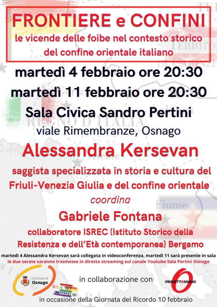 conferenza confine orientale - Osnago - 4-11.02.2025