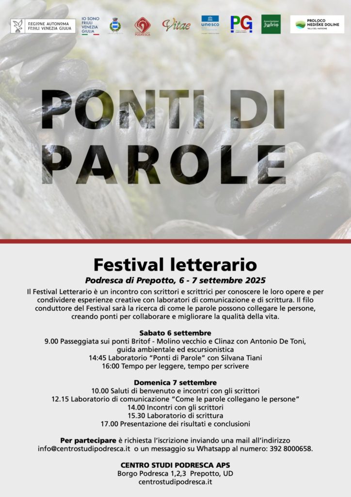 Ponti di parole - Podresca - 06-07-09.2025