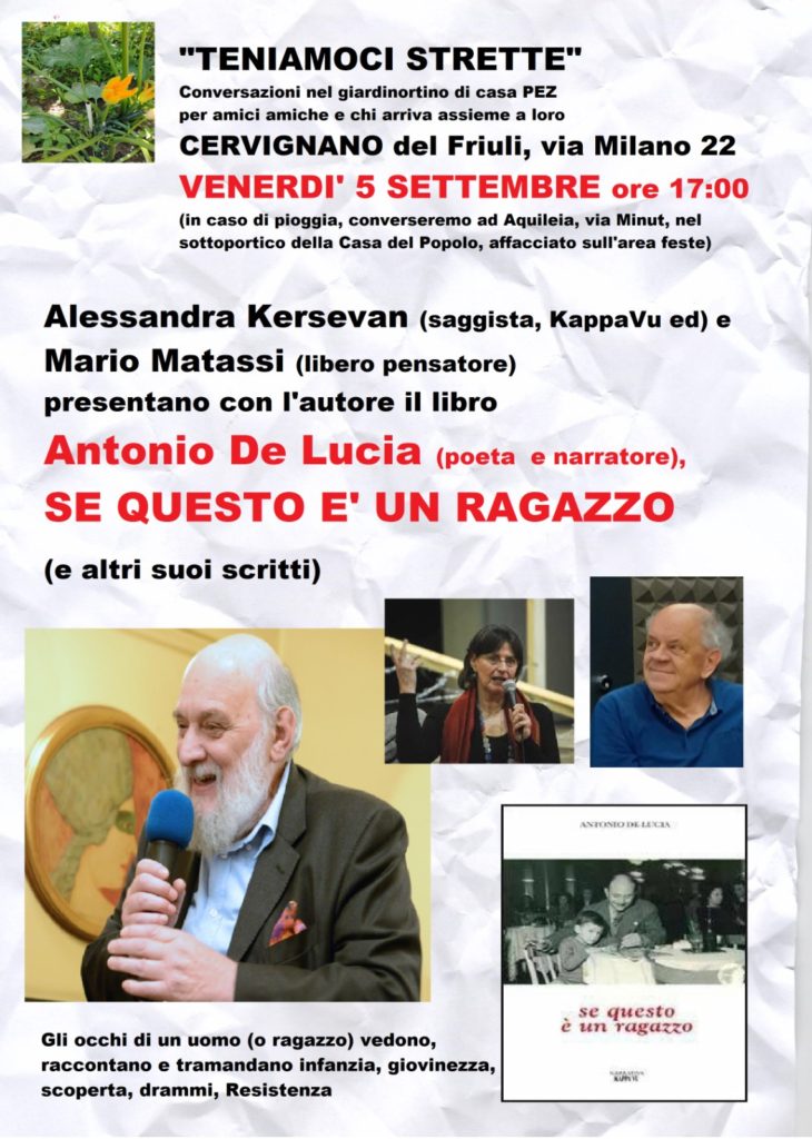 Se questo è un ragazzo - Cervignano - 05.09.2025