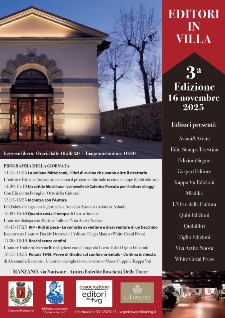 Editori in Villa - Manzano - 16.11.2025