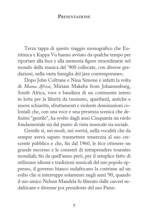 MIRIAM MAKEBA. Cantare la verità - immagine 3