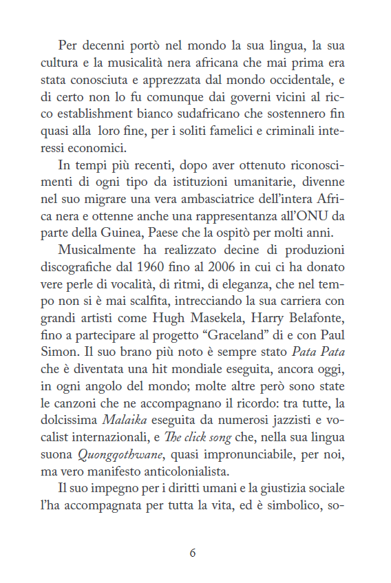 MIRIAM MAKEBA. Cantare la verità - immagine 4
