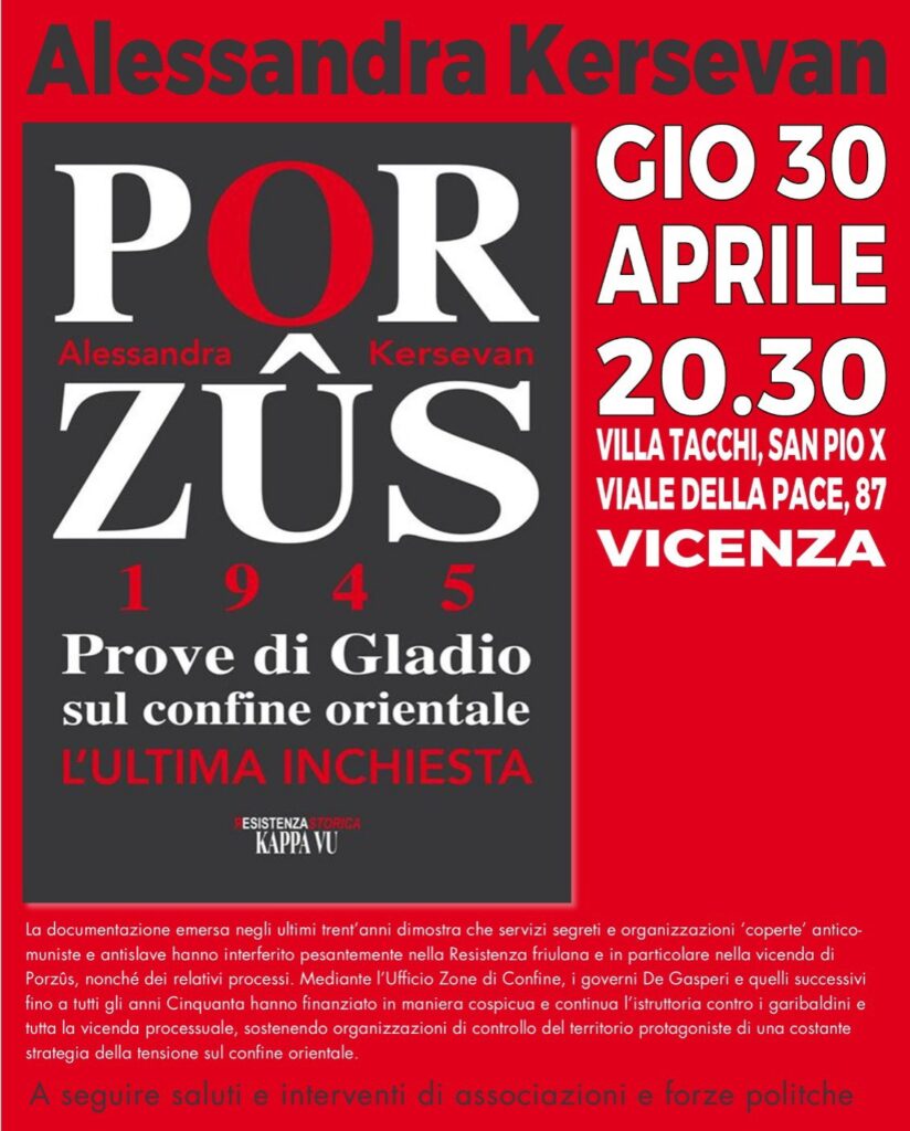 Porzus - Vicenza - 30.04.2026
