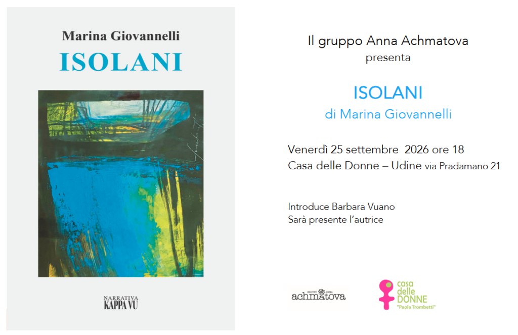 Isolani - Udine casa delle donne - 25.09.2026